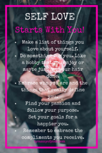 Self love starts with you | Tyranny of Pink