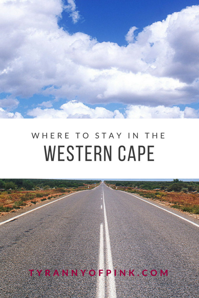 where to stay in the western cape